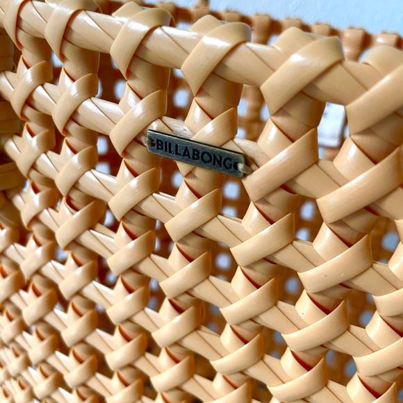 NWOT Billabong Australia Bright Side Carry Tote Bag Woven Weather Resistant - Picture 5 of 14